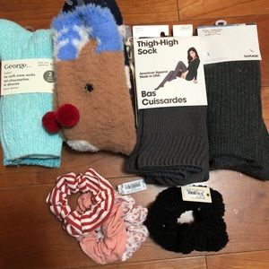 Socks and scrunchies!